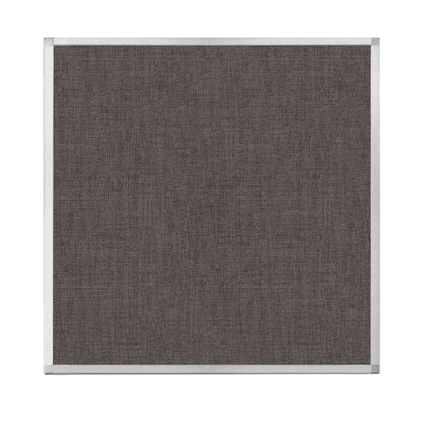 Hush Panel Configurable Cubicle Partition 4' x 4' Mocha Fabric